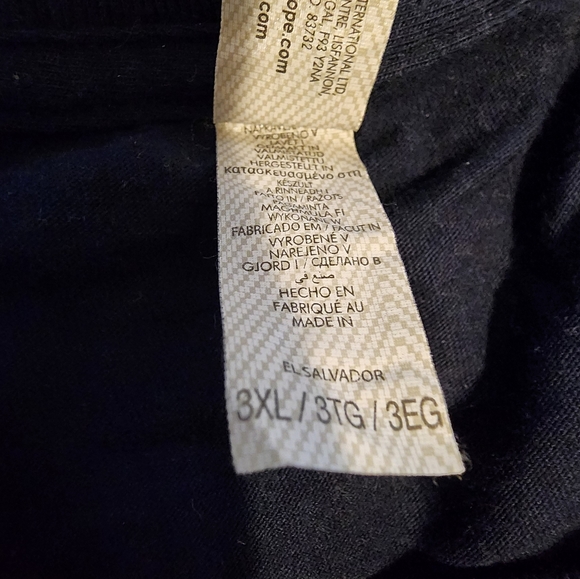 Filp Flop Patriotic Shirt-navy with red, white, and blue flip flops and letters - Picture 3 of 3